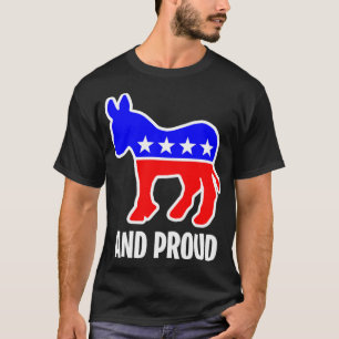 DEMOCRAAT EN TROTS T-SHIRT