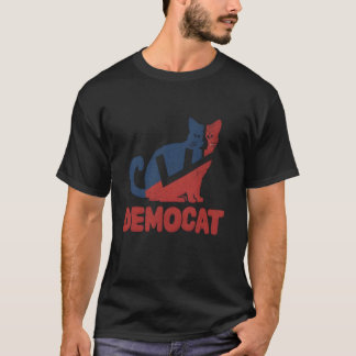 Democraat Funny Cat Ladies Kamala Harris voor Pres T-shirt