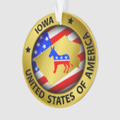 Democraat Iowa Ornament - SRF (voorkant)