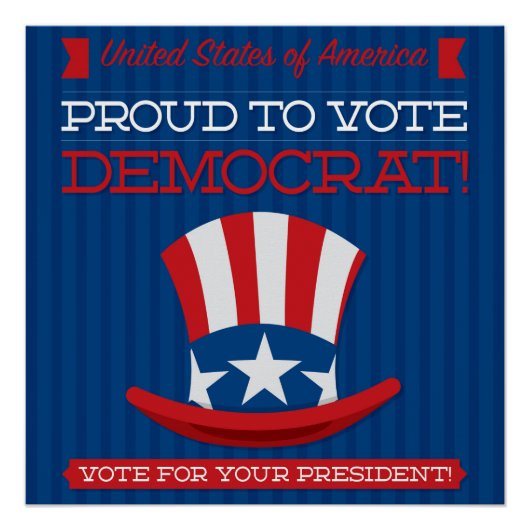 democraat perfect poster (Voorkant)