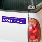 Democraat voor Ron Paul Bumpersticker (Op Truck)