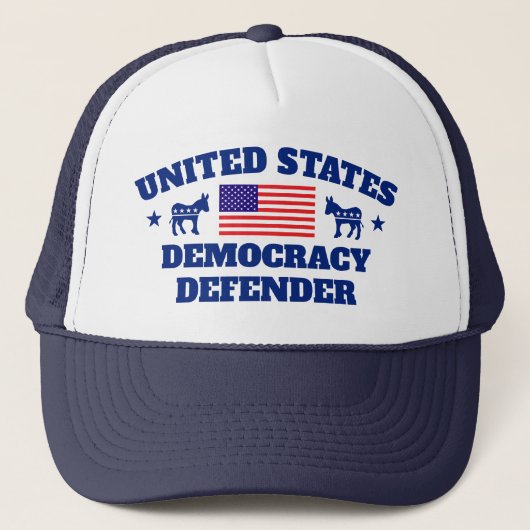 Democracy Defender©™ Trucker Hat Pet (Voorkant)
