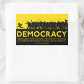 Democracy Sticker (Tas)