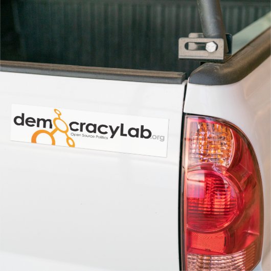 DemocracyLab bumper sticker (Op Truck)