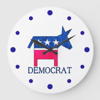 DEMOCRAT DONKEY-klok Grote Klok