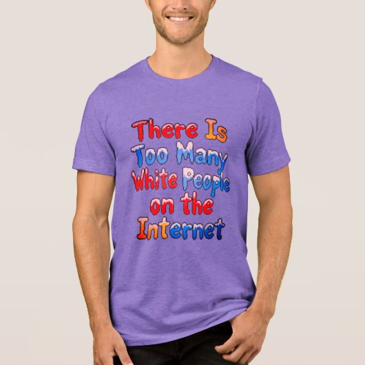 DEMOCRAT INTERNET Tri-Blend SHIRT (Voorkant)