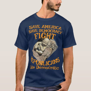 DEMOCRAT ZL X1 KP PARTIJ STEM VERKIEZING KOSTEN TE T-SHIRT