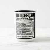 Démocrate amusant cadeau Mug (Centre)