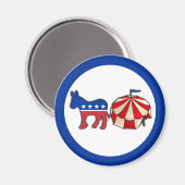Démocrate Circus Donkey Magnet (Recto/Verso)
