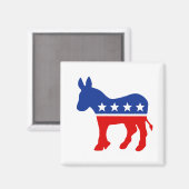 Démocrate Donkey Magnet (Recto/Verso)
