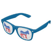 Démocrate Donkey Parti politique Retro Lunettes de (Angulaire)