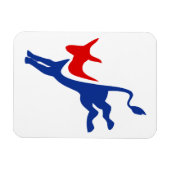 Démocrate Donkey Premium Magnet (Horizontal)