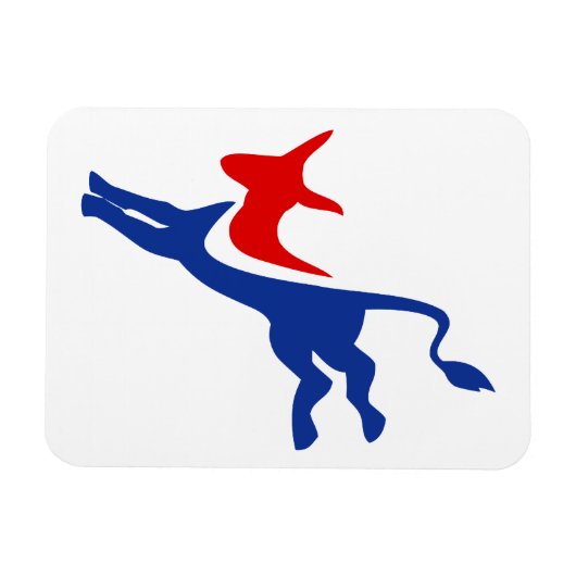 Démocrate Donkey Premium Magnet (Horizontal)