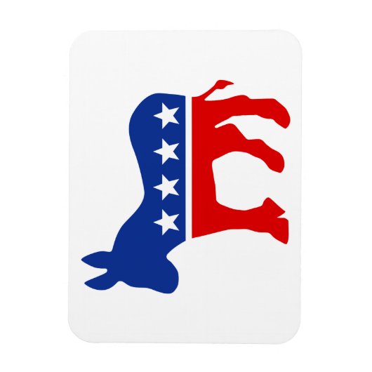 Démocrate Donkey Premium Magnet (Vertical)