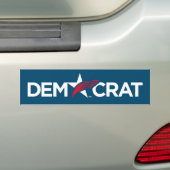 DÉMOCRATE :: Sticker pare-chocs (En voiture)