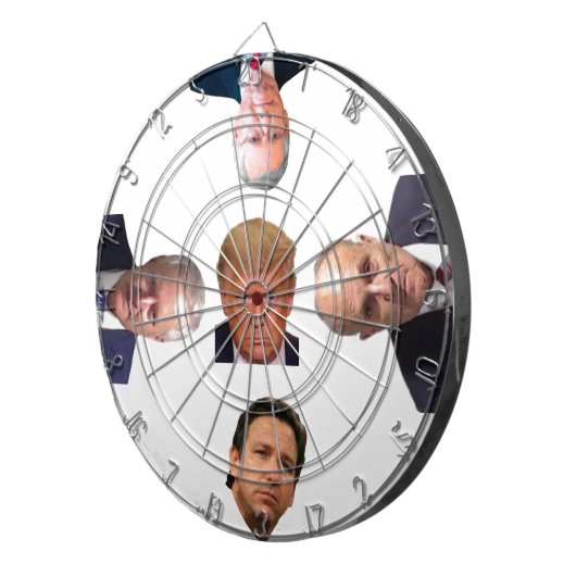 Democraten Dartboard Dartbord (Voorkant Rechts)