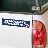 Democraten voor de Santis 2024 Bumpersticker (Op Truck)
