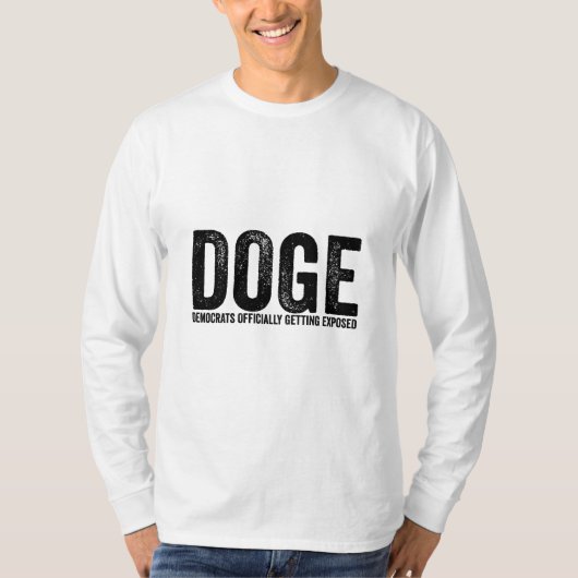 Democraten worden officieel ontmaskerd t-shirt (Voorkant)