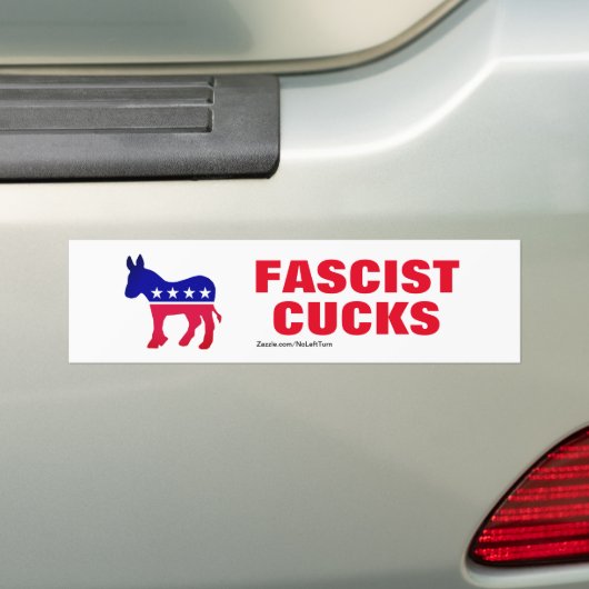 Democraten zijn fascistische Bumperstickers (Op auto)