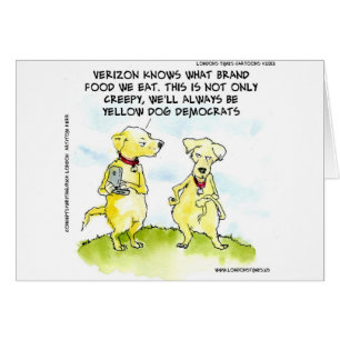 Démocrates Yellow Dog Drôles