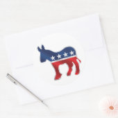 Democratic Donkey Sticker (Envelop)