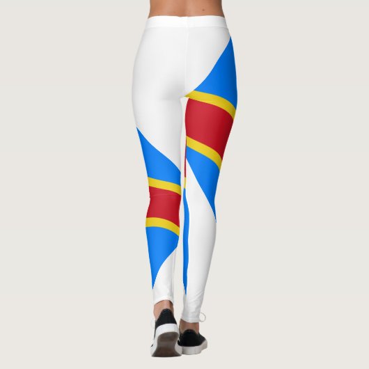 Democratic Republic of the Congo flag Leggings (Achterkant)