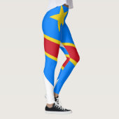 Democratic Republic of the Congo flag Leggings (Rechts)