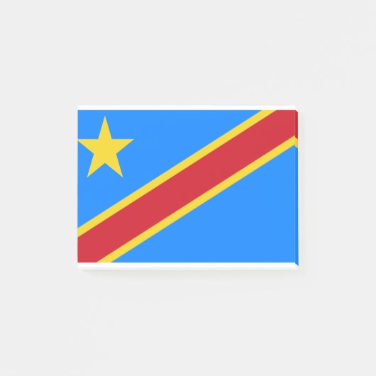 Democratic Republic Of The Congo Flag Post-it® Notes (Voorkant)
