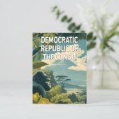 Democratic Republic of the Congo Illustration Briefkaart (Staand voorkant)