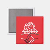 Democratic Socialists Of America Magneet (Voorkant / Achterkant)