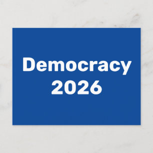 Democratie 2026: tussentijdse verkiezingen briefkaart