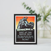 Democratie Briefkaart (Staand voorkant)