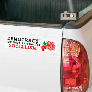 Democratie Bumpersticker