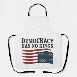 Democratie heeft geen koning tegen Trump Schort