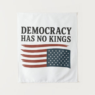 Democratie heeft geen koning tegen Trump Wandkleed