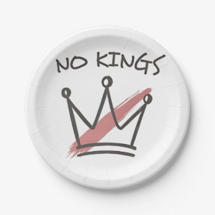 Democratie Heeft Geen Koning Vrijheid Status VS  Papieren Bordje