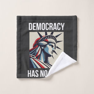 Democratie Heeft Geen Koning Vrijheid Status VS Washandje