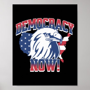 Democratie Nu Stem Kamala Harris 2024 Democraat VS Poster