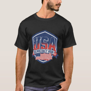 Democratie Nu Stem Kamala Harris 2024 Democraat VS T-shirt