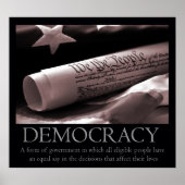 Democratie Poster (Voorkant)