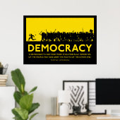 Democratie Poster (Thuiskantoor)