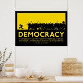 Democratie Poster (Keuken)