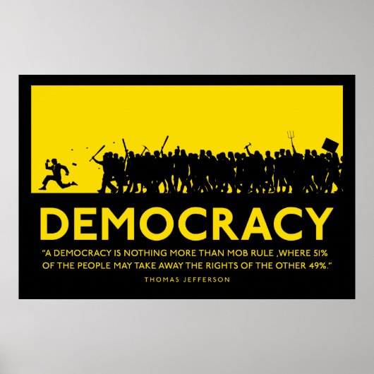 Democratie Poster (Voorkant)