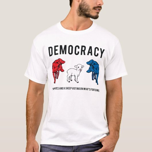 Democratie T-shirt (Voorkant)