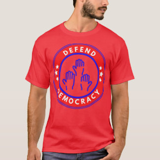 Democratie verdedigen 8 t-shirt