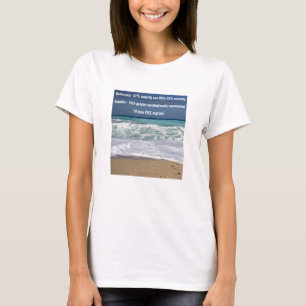 Democratie vs Republiek (licht) T-shirt
