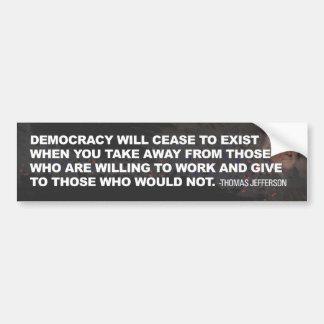 Democratiecentrum Bumpersticker