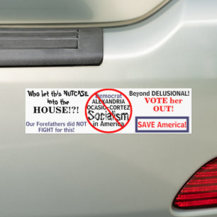 Democratisch anti-Alexandrië Ocasio-Cortez social Bumpersticker