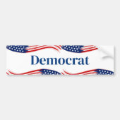 Democratisch Bumpersticker (Voorkant)