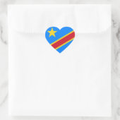 democratisch congo hart sticker (Tas)